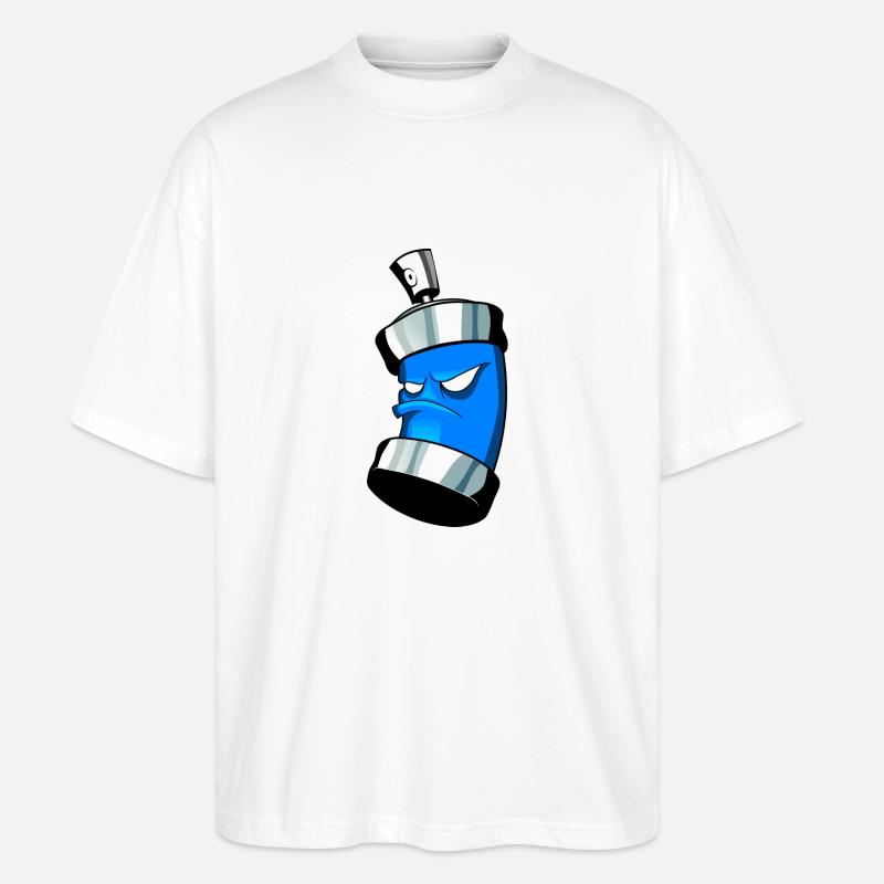 spray dose - Stanley/Stella Oversized Unisex Bio T-Shirt Blaster 2.0 - Weiß