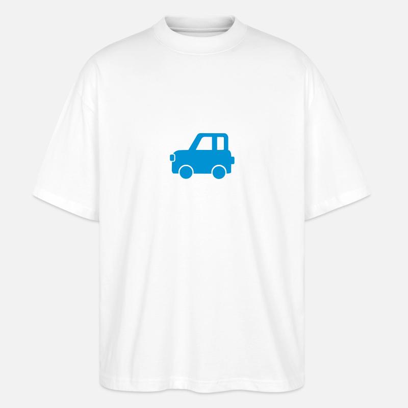 Auto - Stanley/Stella Oversized Unisex Bio T-Shirt Blaster 2.0 - Weiß