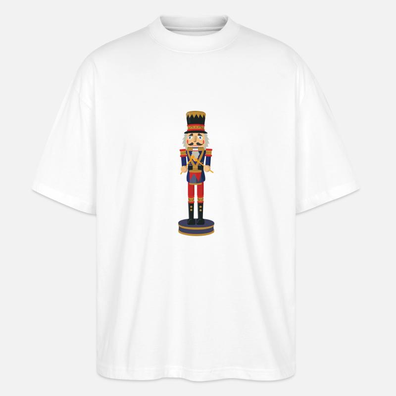 Nutcracker - Stanley/Stella Oversized Unisex Bio T-Shirt Blaster 2.0 - Weiß