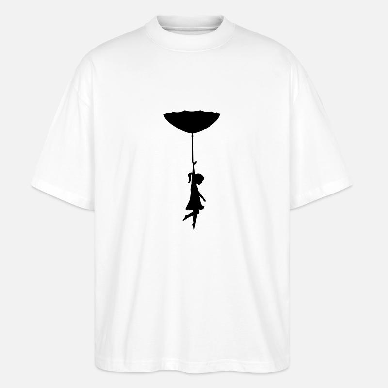 alles gute kommt von oben - Stanley/Stella Oversized Unisex Bio T-Shirt Blaster 2.0 - Weiß