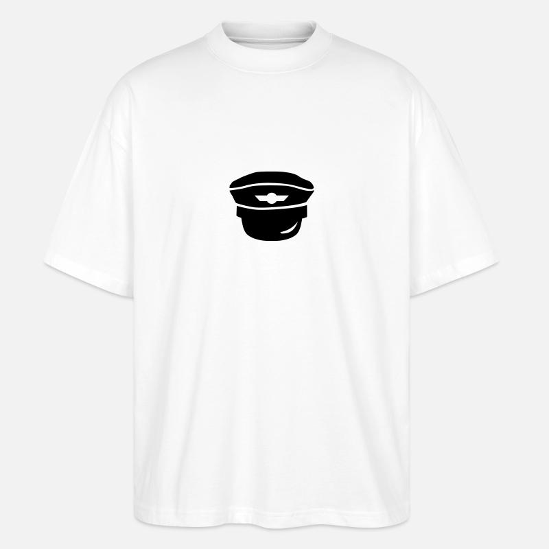 Pilot - Stanley/Stella Oversized Unisex Bio T-Shirt Blaster 2.0 - Weiß
