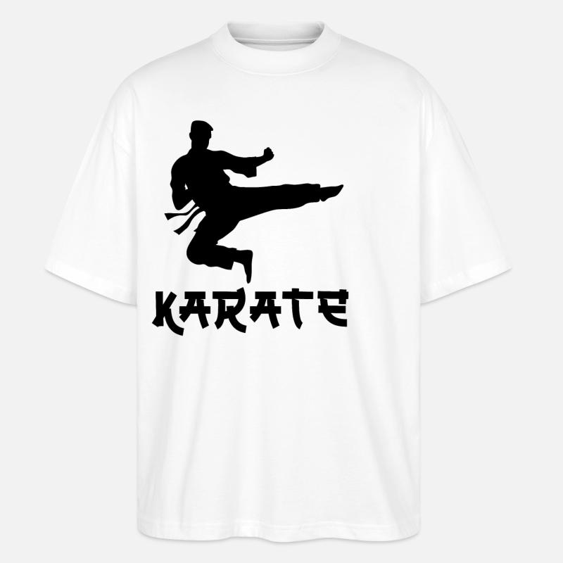 Karate - Stanley/Stella Oversized Unisex Bio T-Shirt Blaster 2.0 - Weiß
