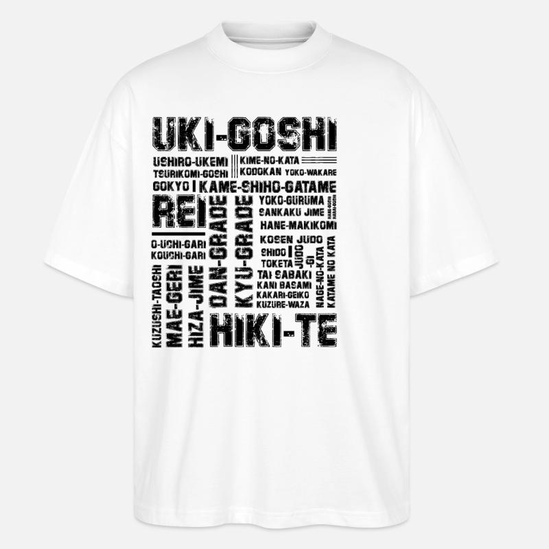 Judo - Stanley/Stella Oversized Unisex Bio T-Shirt Blaster 2.0 - Weiß