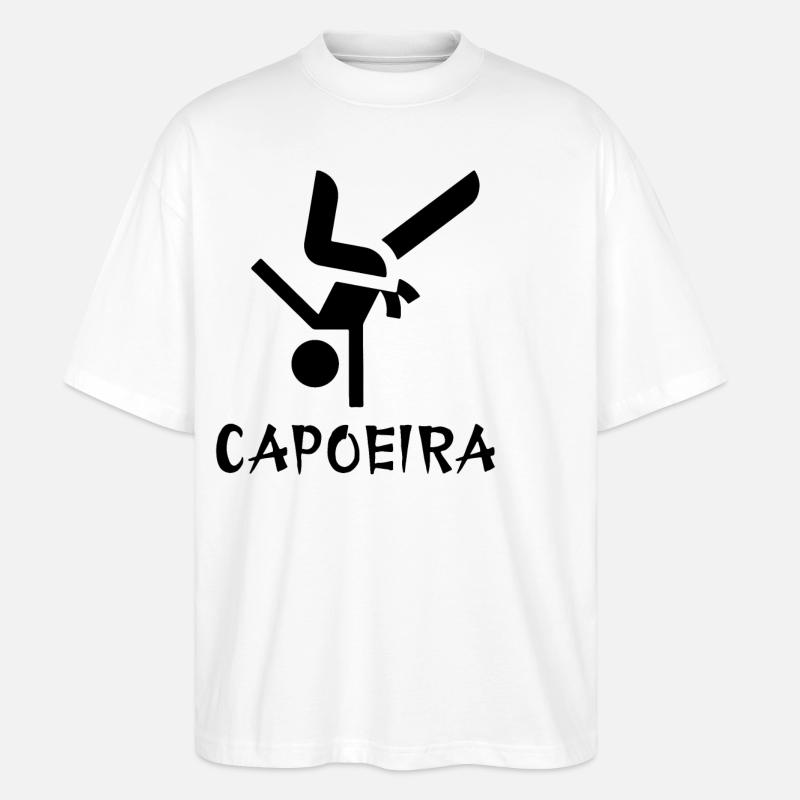 Capoeira - Stanley/Stella Oversized Unisex Bio T-Shirt Blaster 2.0 - Weiß