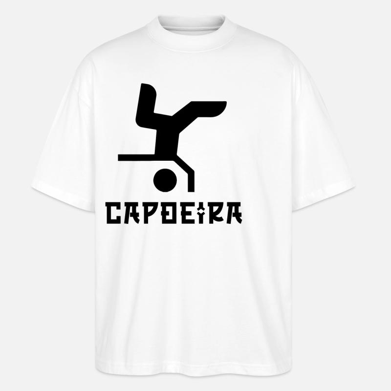 Capoeira - Stanley/Stella Oversized Unisex Organic T-shirt Blaster 2.0 - white