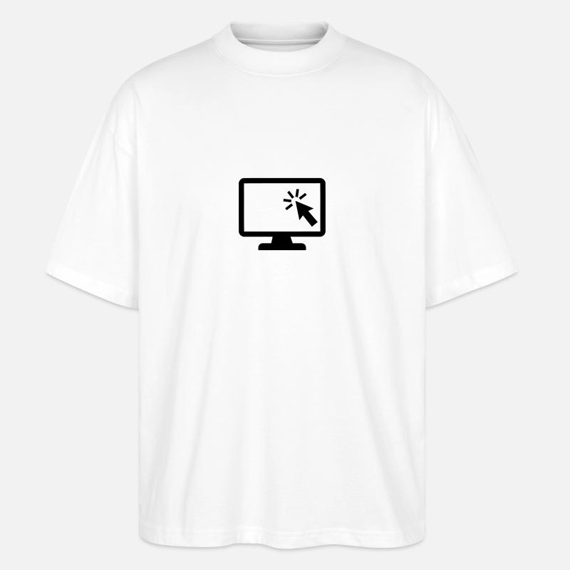 Computer - Stanley/Stella Oversized Unisex Bio T-Shirt Blaster 2.0 - Weiß