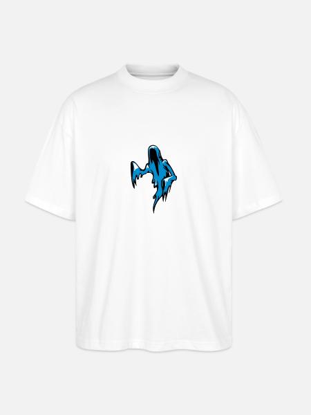 Geist Gespenst - Stanley/Stella Oversized Unisex Bio T-Shirt Blaster 2.0 - Weiß