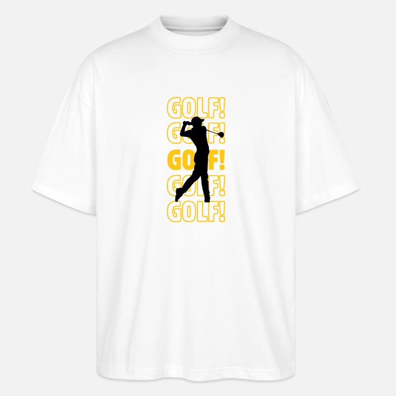Golf golf Golf - Stanley/Stella Oversized Unisex Bio T-Shirt Blaster 2.0 - Weiß