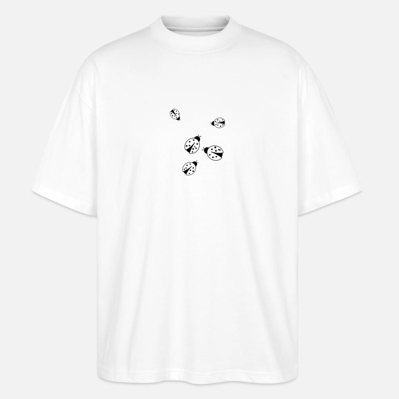 ladybug_ce2 - Stanley/Stella Oversized Unisex Organic T-shirt Blaster 2.0 - white