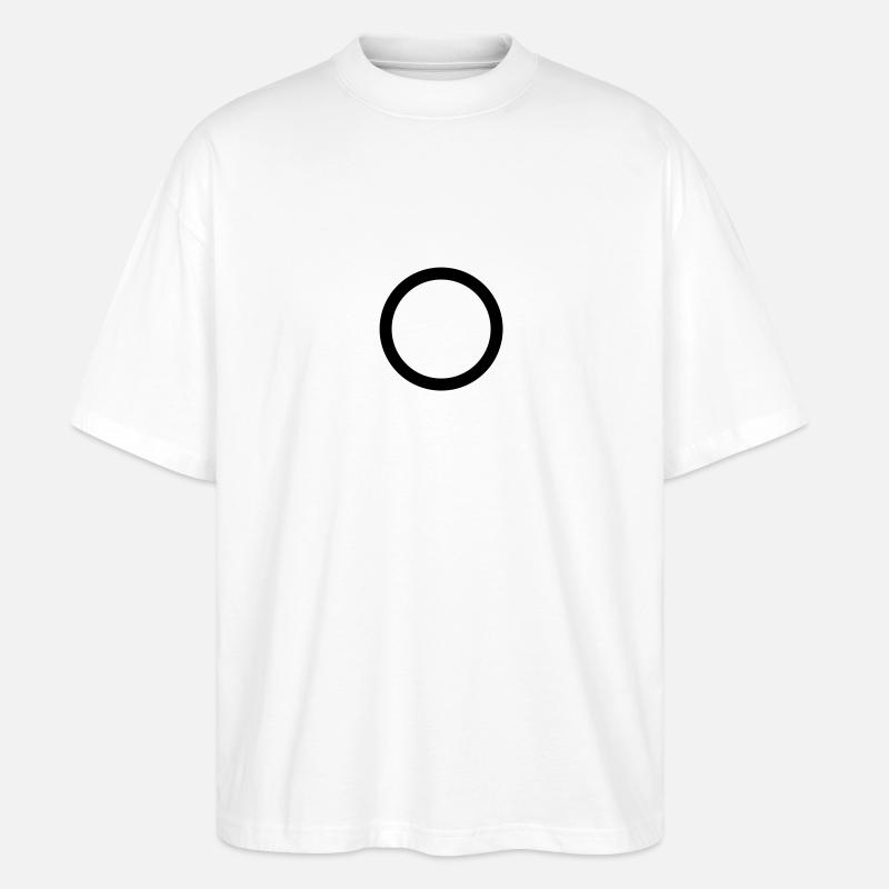 kreis - Stanley/Stella Oversized Unisex Bio T-Shirt Blaster 2.0 - Weiß