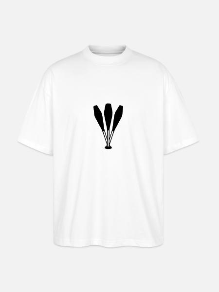Jonglieren - Stanley/Stella Oversized Unisex Bio T-Shirt Blaster 2.0 - Weiß