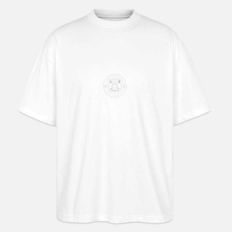 Streuner Katze - Stanley/Stella Oversized Unisex Bio T-Shirt Blaster 2.0 - Weiß