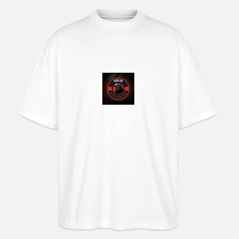 Adler - Stanley/Stella Oversized Unisex Bio T-Shirt Blaster 2.0 - Weiß