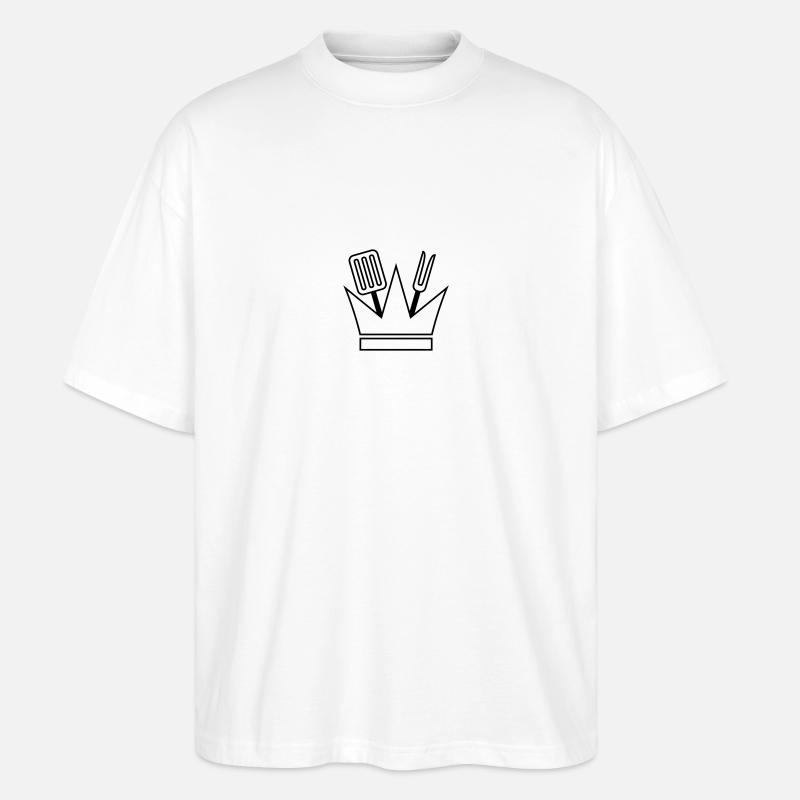 Kitchen King - Stanley/Stella Oversized Unisex Bio T-Shirt Blaster 2.0 - Weiß