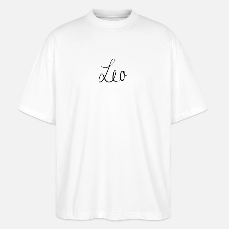 Leo - Stanley/Stella Oversized Unisex Bio T-Shirt Blaster 2.0 - Weiß