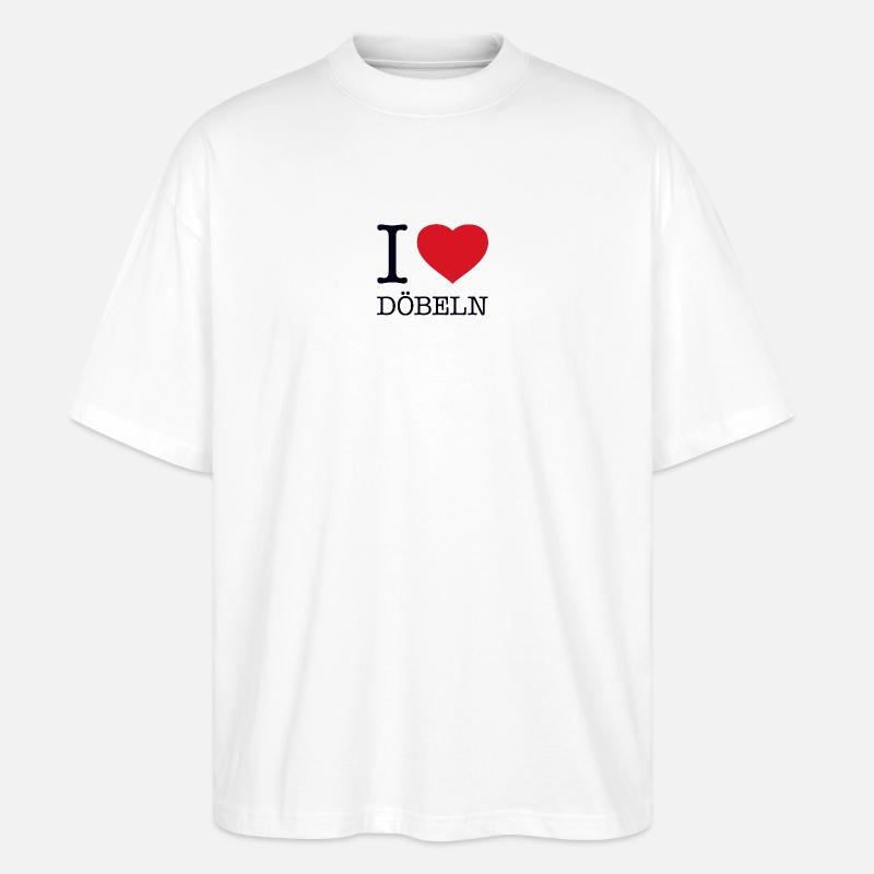 J’ADORE DÖBELN - T-shirt bio Blaster 2.0 coupe oversize Stanley/Stella Unisexe - blanc