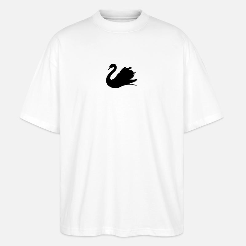 Schwan - Stanley/Stella Oversized Unisex Bio T-Shirt Blaster 2.0 - Weiß