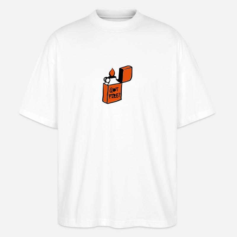 Got Fire? - Stanley/Stella Oversized Unisex Bio T-Shirt Blaster 2.0 - Weiß