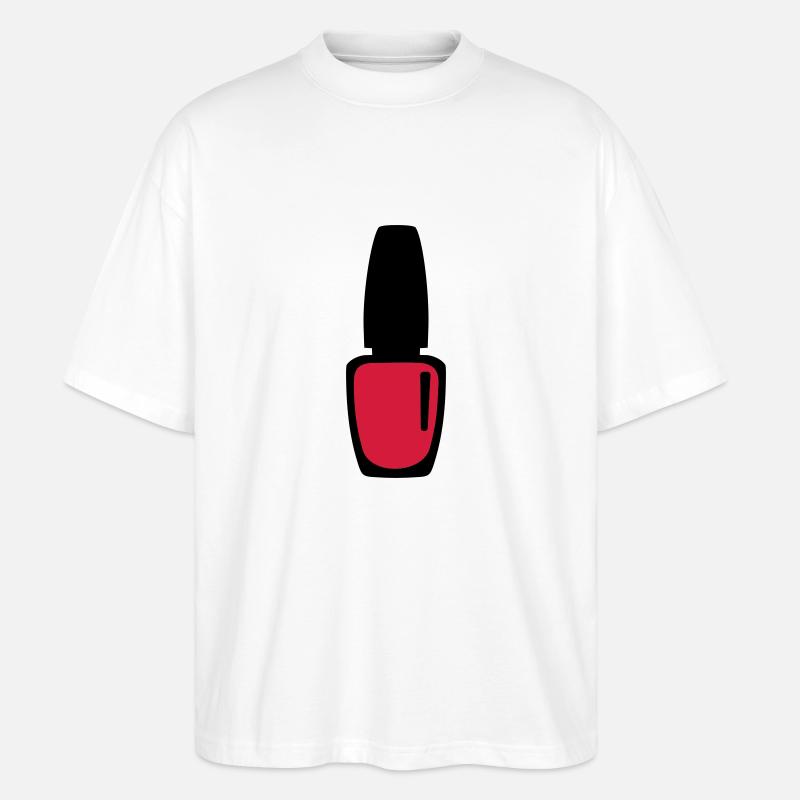 Nagellack - Stanley/Stella Oversized Unisex Bio T-Shirt Blaster 2.0 - Weiß