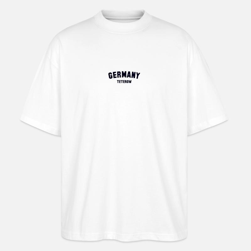 Teterow - Stanley/Stella Oversized Unisex Bio T-Shirt Blaster 2.0 - Weiß