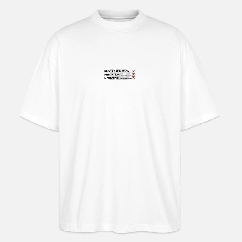 Bitte geben Sie das Designbild an - Stanley/Stella Oversized Unisex Bio T-Shirt Blaster 2.0 - Weiß