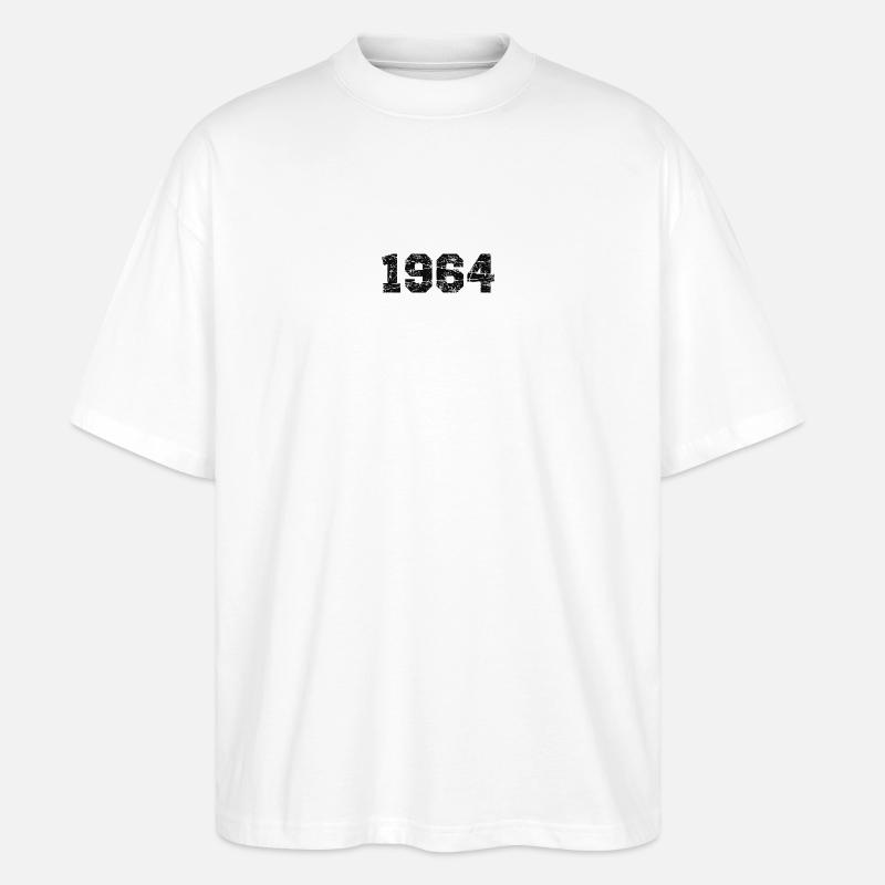 1964 - Stanley/Stella Oversized Unisex Bio T-Shirt Blaster 2.0 - Weiß