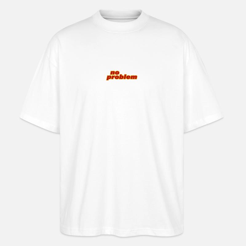 NO PROBLEM - Stanley/Stella Oversized Unisex Bio T-Shirt Blaster 2.0 - Weiß