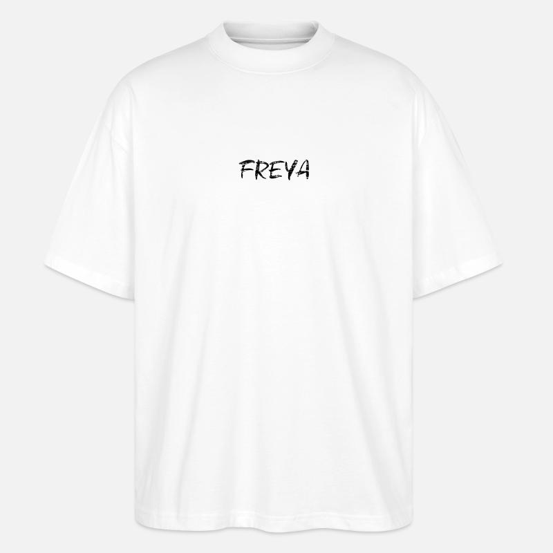 Freya - Stanley/Stella Oversized Unisex Bio T-Shirt Blaster 2.0 - Weiß