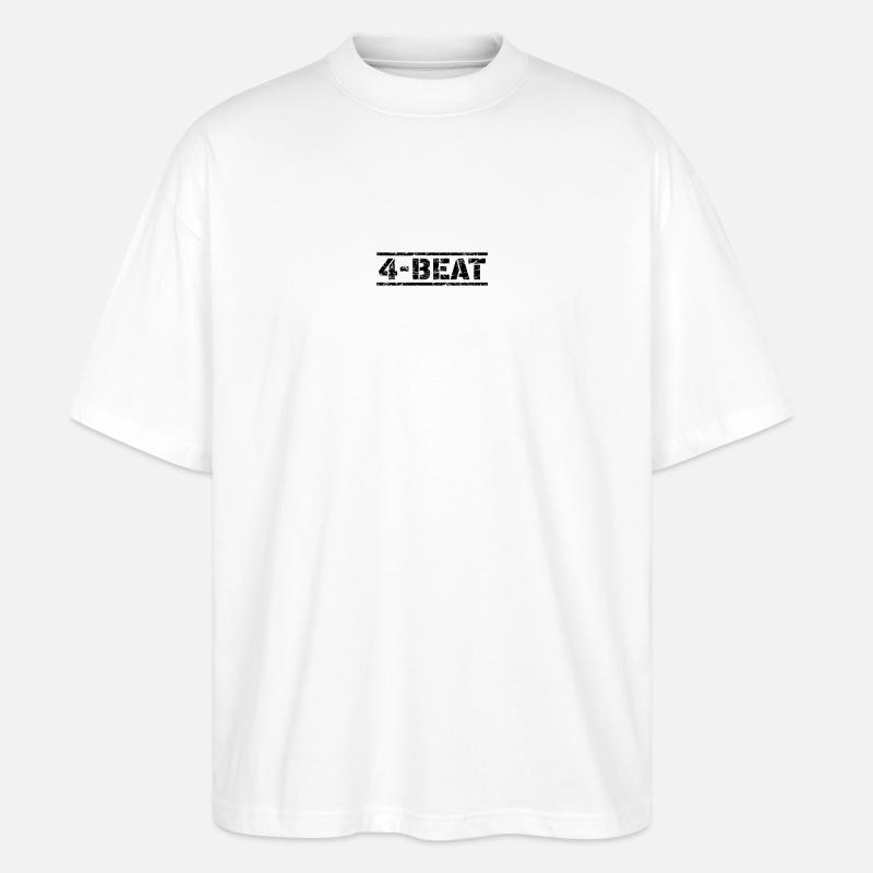 4 Battements - T-shirt bio Blaster 2.0 coupe oversize Stanley/Stella Unisexe - blanc