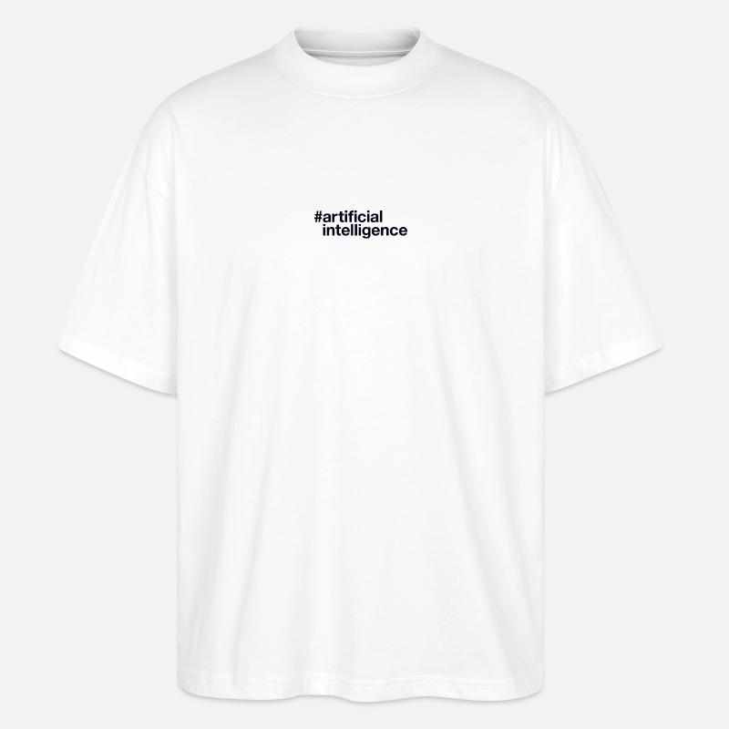 Artificial Intelligence Ki - Stanley/Stella Oversized Unisex Organic T-shirt Blaster 2.0 - white