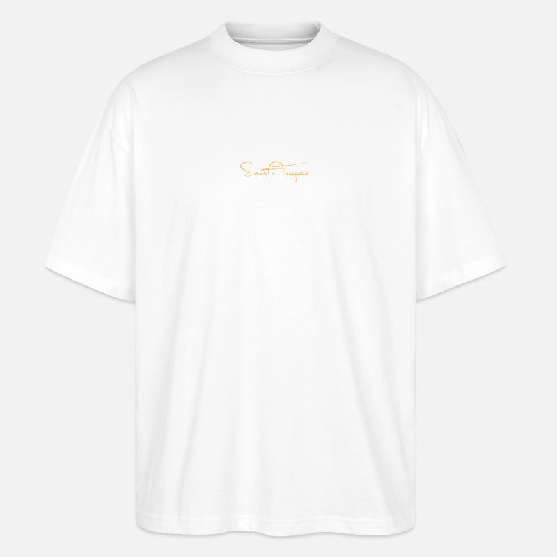 Saint-Tropez - Stanley/Stella Oversized Unisex Bio T-Shirt Blaster 2.0 - Weiß