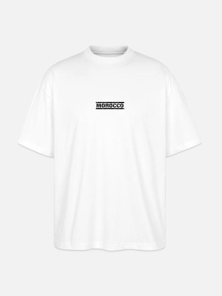 Morocco - Stanley/Stella Oversized Unisex Organic T-shirt Blaster 2.0 - white