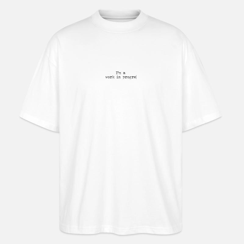 Work in progress - Stanley/Stella Oversized Unisex Bio T-Shirt Blaster 2.0 - Weiß