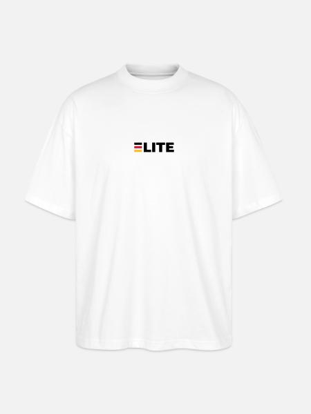 Deutschland Elite - Stanley/Stella Oversized Unisex Bio T-Shirt Blaster 2.0 - Weiß