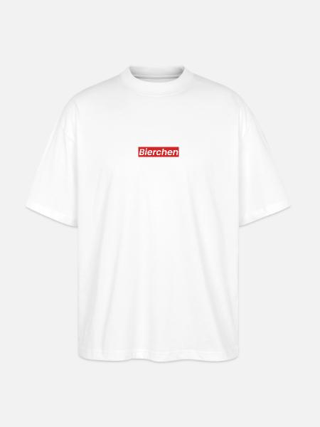 Beer Logo - Stanley/Stella Oversized Unisex Organic T-shirt Blaster 2.0 - white