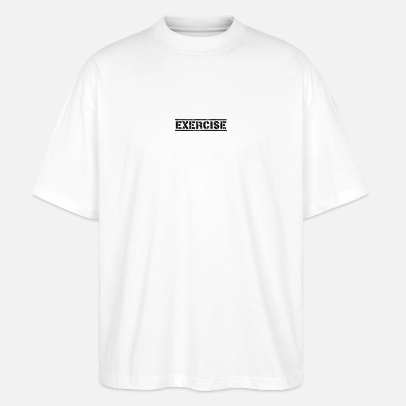 Exercise - Stanley/Stella Oversized Unisex Organic T-shirt Blaster 2.0 - white