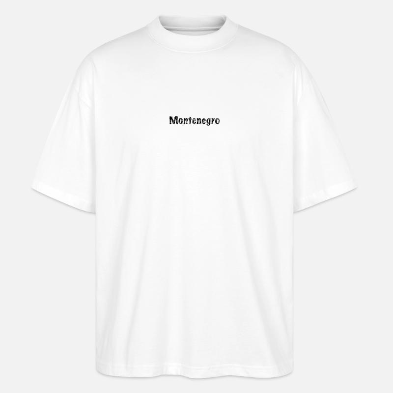Montenegro - Stanley/Stella Oversized Unisex Bio T-Shirt Blaster 2.0 - Weiß