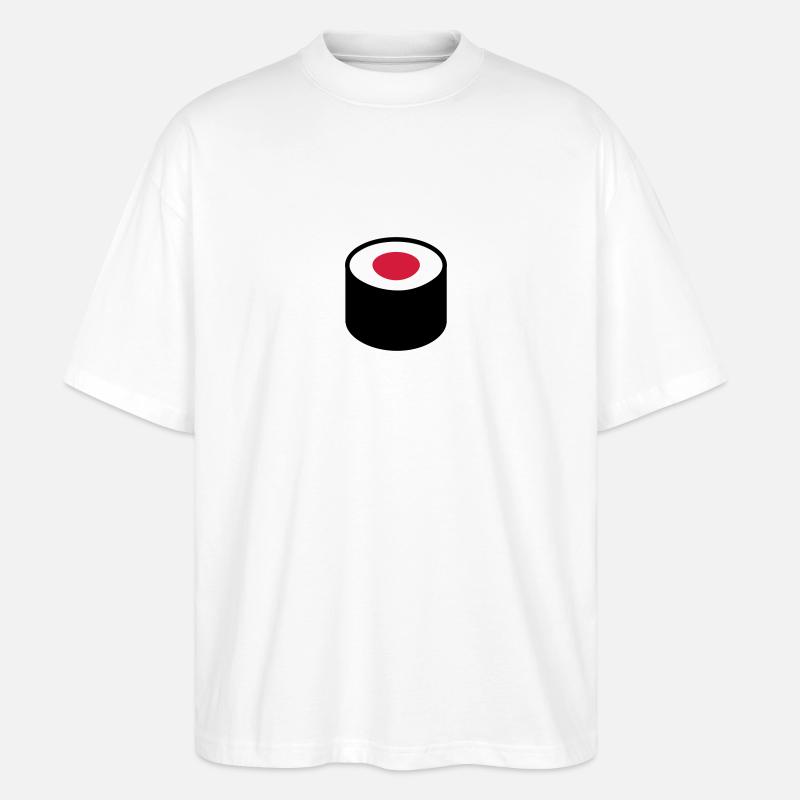 Sushi - Stanley/Stella Oversized Unisex Bio T-Shirt Blaster 2.0 - Weiß