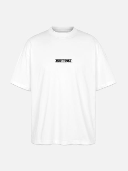 Acid House - Stanley/Stella Oversized Unisex Organic T-shirt Blaster 2.0 - white