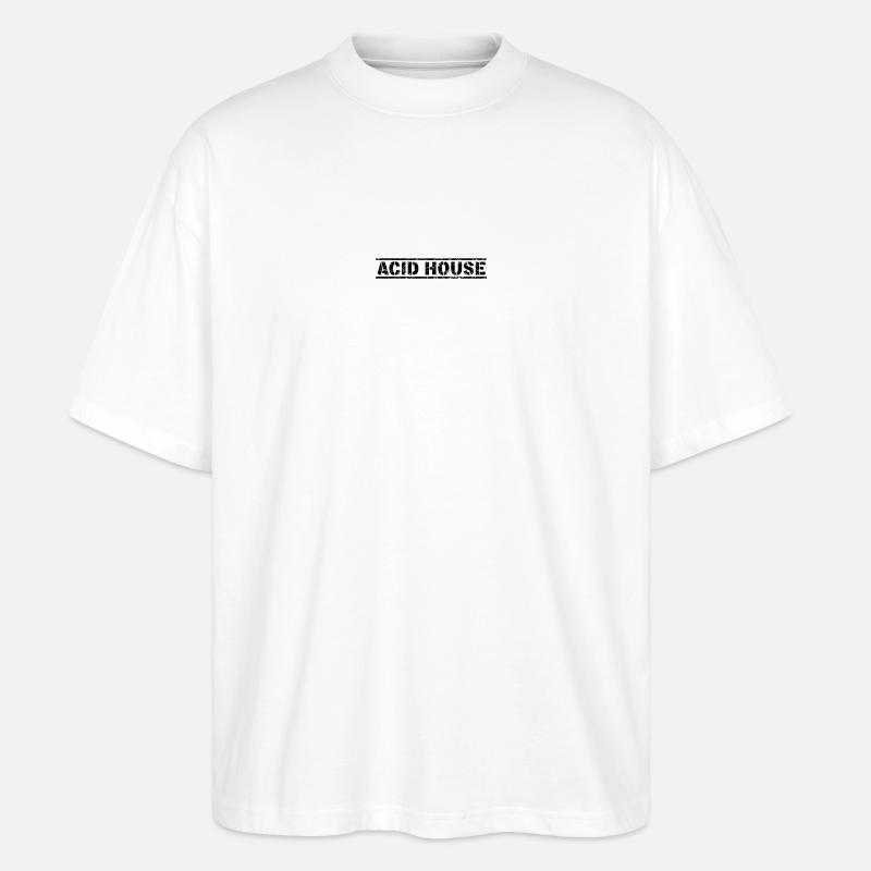 Acid House - Stanley/Stella Oversized Unisex Bio T-Shirt Blaster 2.0 - Weiß