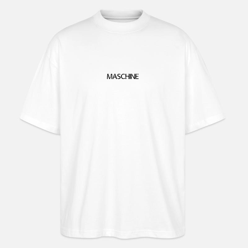 MASCHINE - Stanley/Stella Oversized Unisex Bio T-Shirt Blaster 2.0 - Weiß