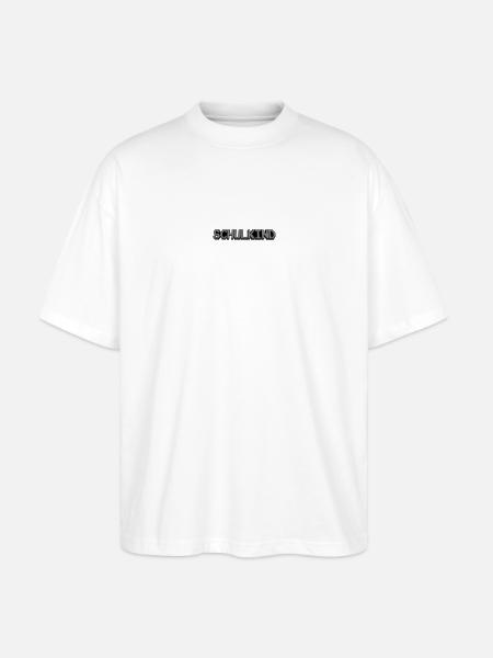 Schoolchild Pixel - Stanley/Stella Oversized Unisex Organic T-shirt Blaster 2.0 - white
