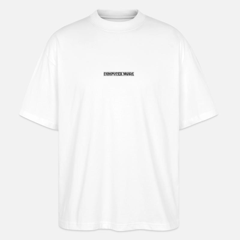 Computer Music - Stanley/Stella Oversized Unisex Bio T-Shirt Blaster 2.0 - Weiß