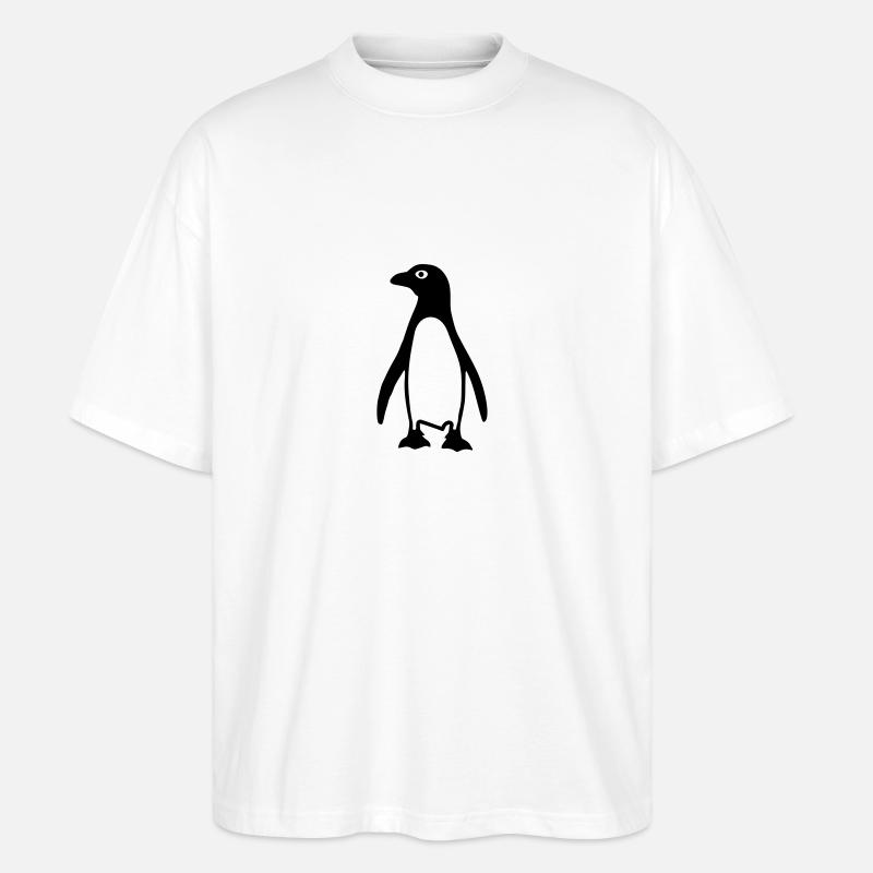 Penguin - Stanley/Stella Oversized Unisex Organic T-shirt Blaster 2.0 - white