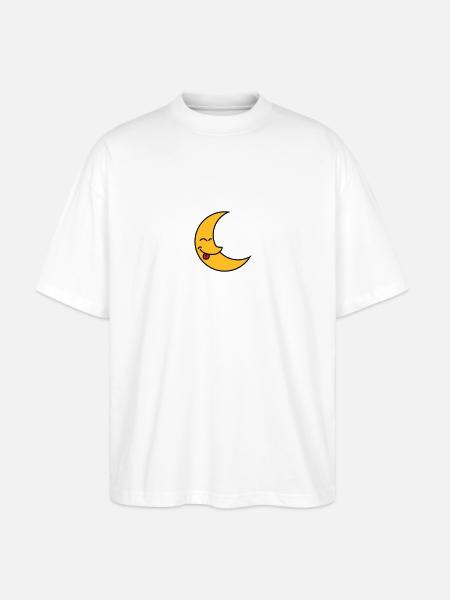 Funny Moon - T-shirt bio Blaster 2.0 coupe oversize Stanley/Stella Unisexe - blanc