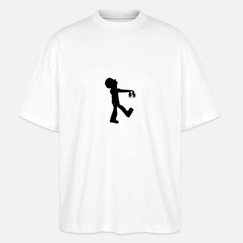 Zombie - T-shirt bio Blaster 2.0 coupe oversize Stanley/Stella Unisexe - blanc