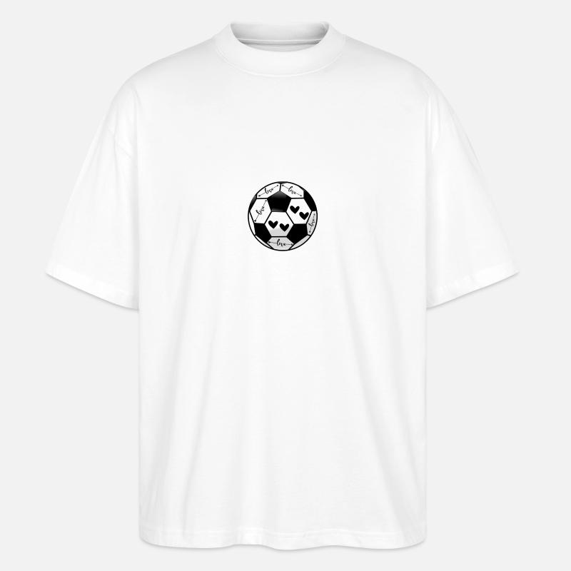 Fußball - Stanley/Stella Oversized Unisex Bio T-Shirt Blaster 2.0 - Weiß