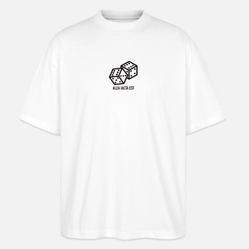 Die Würfel sind gefallen - Stanley/Stella Oversized Unisex Bio T-Shirt Blaster 2.0 - Weiß