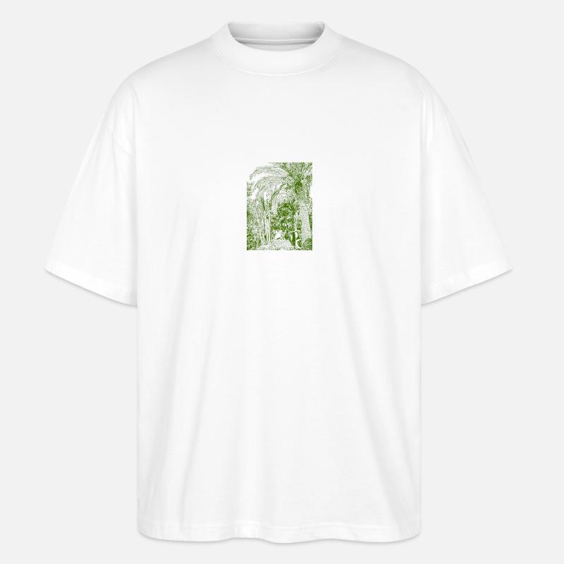 Oasen Gefühl - Stanley/Stella Oversized Unisex Bio T-Shirt Blaster 2.0 - Weiß
