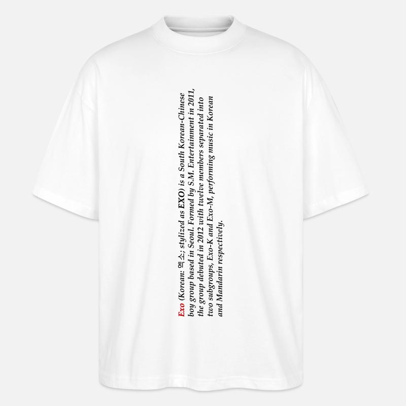 Who is Exo - Stanley/Stella Oversized Unisex Bio T-Shirt Blaster 2.0 - Weiß